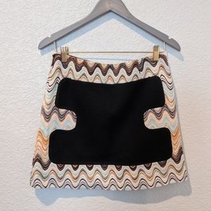 MISSONI Italian lana wool mini skirt